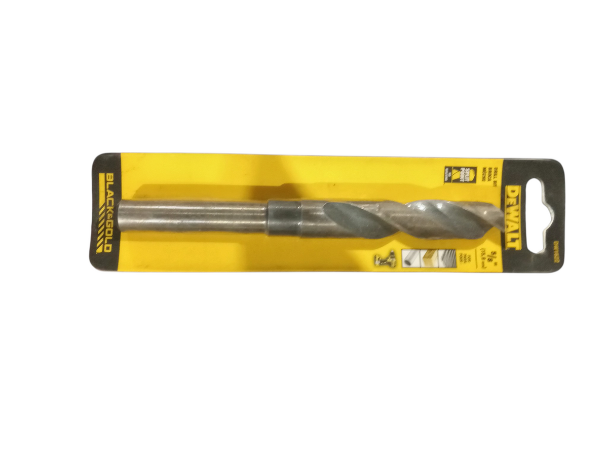 DEWALT DW1622 5/8-Inch Black Oxide 1/2-Inch Shank Reduced Shank Twist Drill Bit