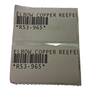 Thermo King Genuine OEM Copper Refrigerant Elbow — R53965 (Pack of 2)