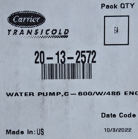 Thermo King Replacement Water Pump 13-2572