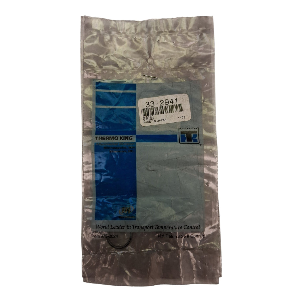 Thermo King Genuine OEM Fuel Pump Valve O-Ring Gasket — 332941 (Pack of 4)