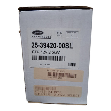 Carrier Transicold Select Line 12V 2.5kW Starter Motor 25-39420-00SL