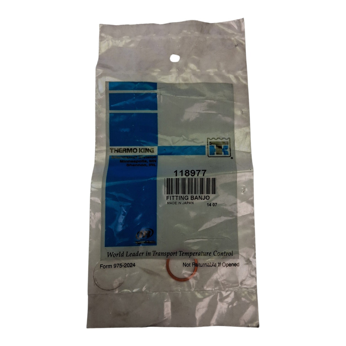 Thermo King Genuine OEM Injection Pump Banjo Fitting Sealing Gasket Washer — 118977  PACK OF 6