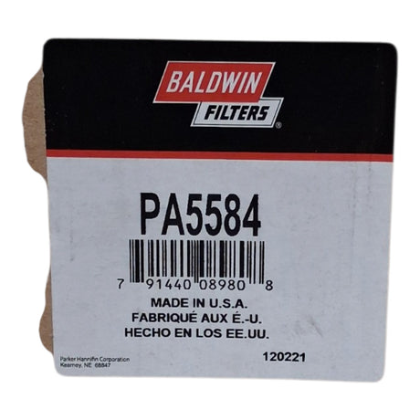 Baldwin Filters Heavy-Duty Axial Seal Air Filter Element – Part Number PA5584 – Industrial Engine Fleet Filtration