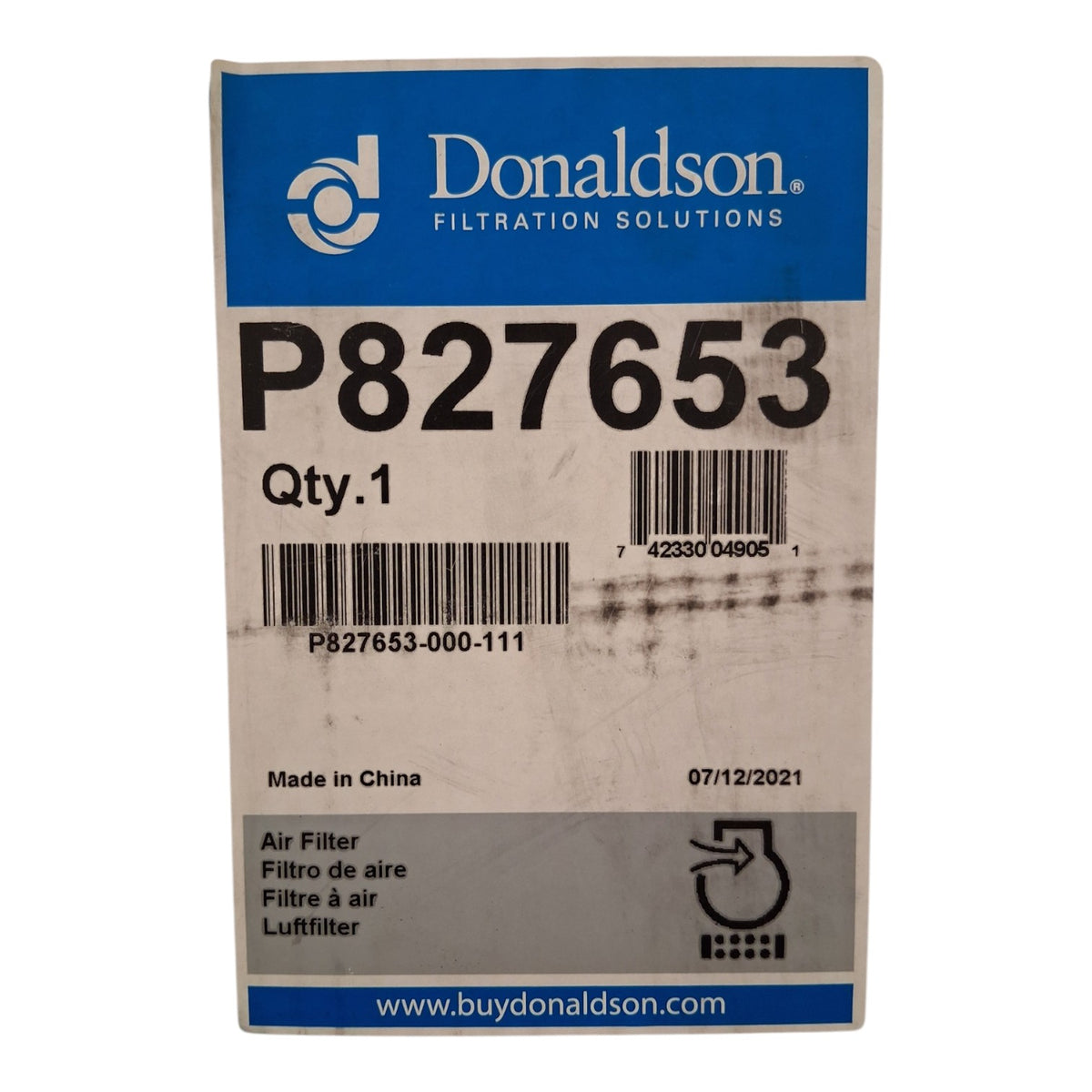 Donaldson P827653 Primary RadialSeal™ Engine Air Filter