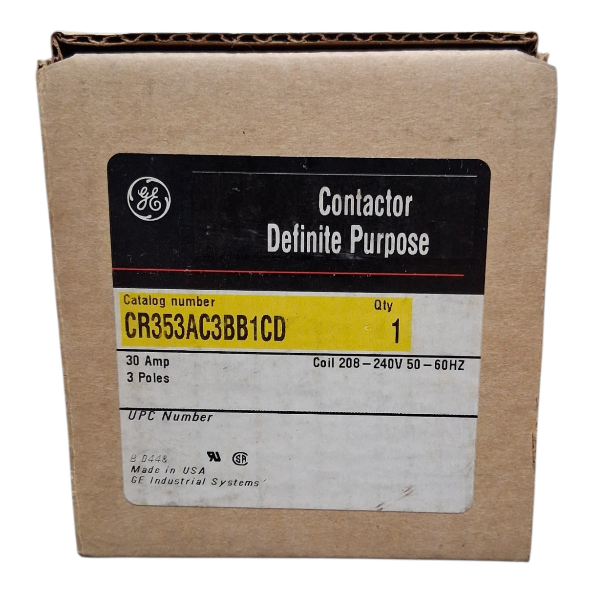 GE CR353AC3BB1CD — Definite Purpose Contactor - HVAC - Freeman Liquidators - [product_description]