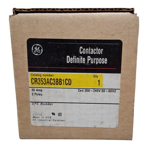 GE CR353AC3BB1CD — Definite Purpose Contactor - HVAC - Freeman Liquidators - [product_description]