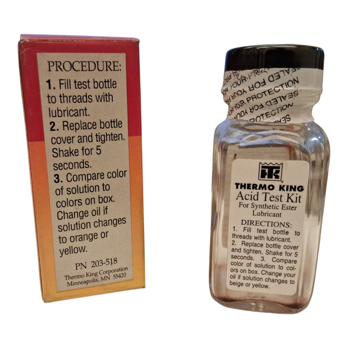 Thermo King POE Compressor Oil Acid Test Kit 203518  2-Pack