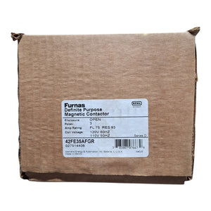 Furnas Definite Purpose Magnetic Contactor 42FE35AFGR 75a@600v, 120v w/ Aux - HVAC - Freeman Liquidators - [product_description]