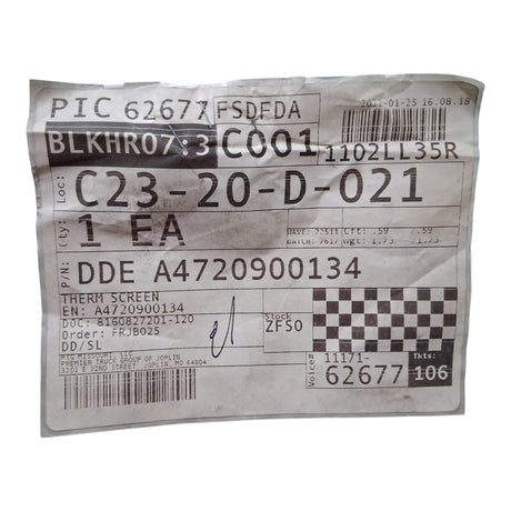 Genuine Detroit Diesel DD15 DD16 Turbocharger Thermal Screen Heat Shield  A47202900134