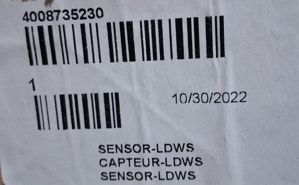 WABCO OnLane2 PACCAR Lane Departure Warning System (LDWS) Camera Sensor 4008735230