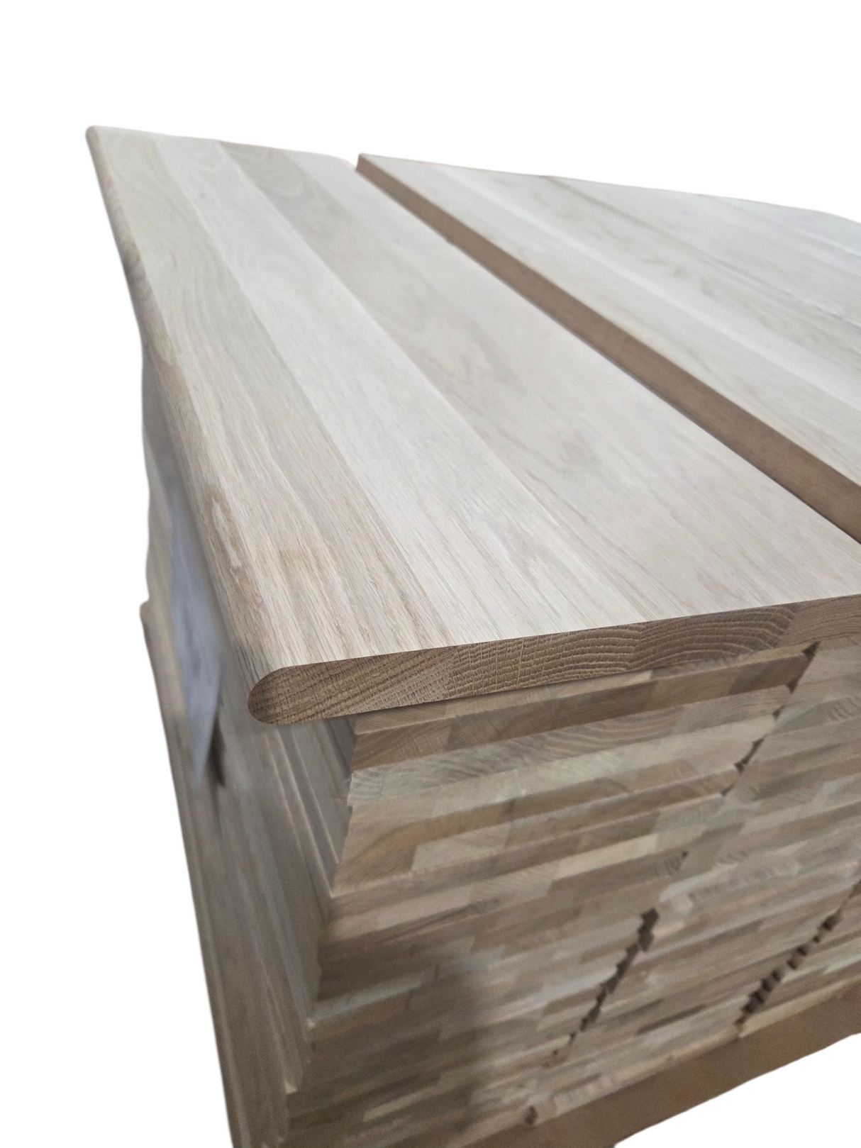 LONG BULL NOSE WHITE OAK TREADS 36” - Stair Treads - Freeman Liquidators - [product_description]