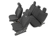 Rough Country, 2015-2017 Ford F150/350, Seat Cover Set, 91018, Black - Freeman Liquidators - [product_description] - seat covers