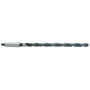High Speed Steel Taper Shank Extra Long Twist Drill - Tool Material: High Speed Steel, Shank Style: Taper Shank, Flute Shape: Normal Spiral - helical Flutes, Drill Point Angle: 118 Degrees, Overall Length: 18