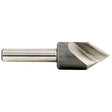 Production Single Flute High Speed Steel Countersinks - Included Angle: 60 Degrees, Overall Length: 2", Shank Diameter: 1/4", Size:1/2", No of Flutes: 1