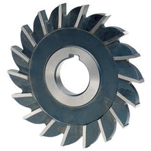 Load image into Gallery viewer, Straight Tooth High Speed Steel Side Milling Cutter - Tool Material: High Speed Steel, Size: 4&quot;, Face Width: 7/8&quot;, Hole Diameter: 1&quot;, 10-025-056
