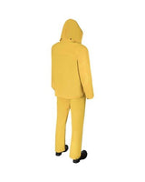 Durawear® 2 Layer PVC/Polyester 3-Piece yellow rainsuit XL 10sets per case 1220 - FreemanLiquidators