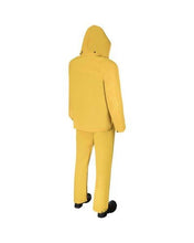 Load image into Gallery viewer, Durawear® 2 Layer PVC/Polyester 3-Piece yellow rainsuit XL 10sets per case 1220 - FreemanLiquidators
