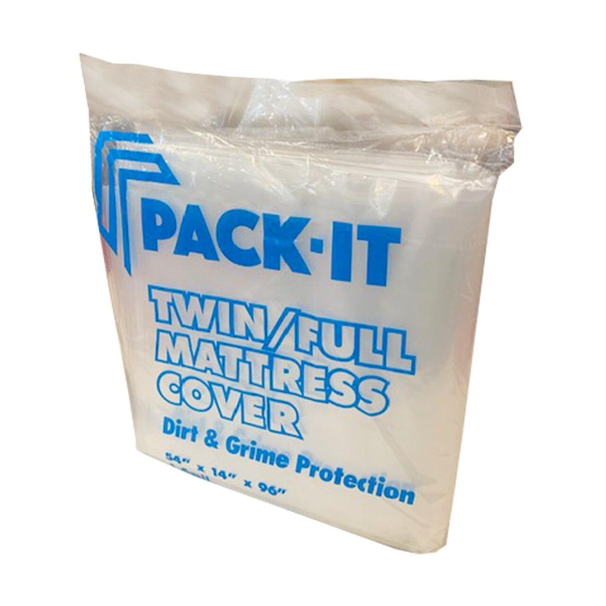 20 Pack Case of PACK-IT MATTRESS BAG COVER TWIN / DOUBLE 54" X 14" X 96" 1.6 MIL - FreemanLiquidators