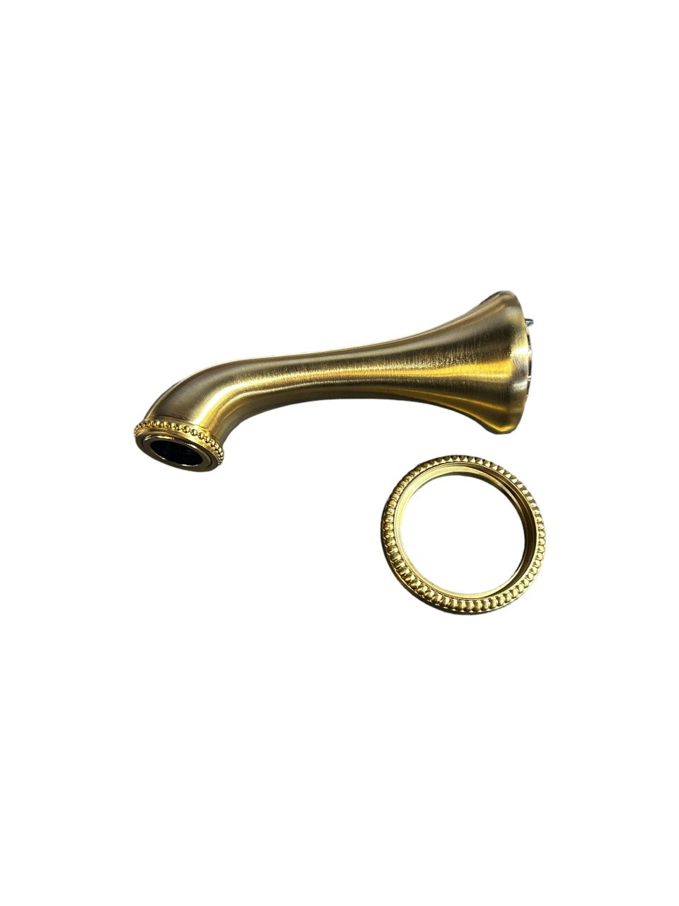 Newport Brass 2-249A/10 Alexandria Wall Mounted Tub Spout Non Diverter, Satin Bronze, New in Box - FreemanLiquidators - [product_description]