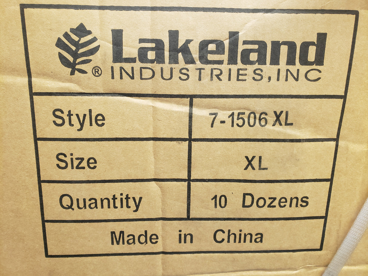 Lakeland Industries SpiderGrip™ Work 7-1506XL Case Of 10 Dozen Pairs - FreemanLiquidators