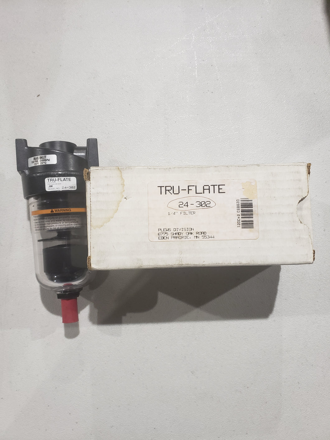 New tru-flate air line filter 24-302 for compressors - FreemanLiquidators
