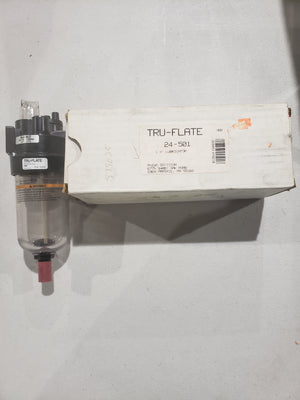 Tru-Flate 24-501 Lubricator, 1/4 in NPTF, 20 scfm Flow, -10 to +175 deg F, 5 oz Bowl, Polycarbonate - FreemanLiquidators