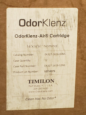 OdorKlenz-Air, Cartridge, 16" X 16" X 1" - 55100 - FreemanLiquidators