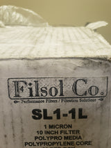 Pack of 27 Fisol Co. SL1-L 1 Micron 10" Filter - 55141 - FreemanLiquidators