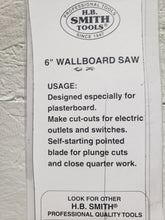 Load image into Gallery viewer, (12 - Pack) H.B. Smith GWL6CX Wall Board Saw, 6&quot; - 1696-5992 - FreemanLiquidators
