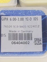 Load image into Gallery viewer, (5 Pack) Iscar 600300GIPA YZ-D Grade ID5, 6mm Cutting Width Polycrystalline Diamond (PCD) Grooving Insert - FreemanLiquidators
