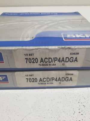 SKF Precision Angular Contact Bearings - 7220ACD/P4ADGA - 100x180x34mm - FreemanLiquidators