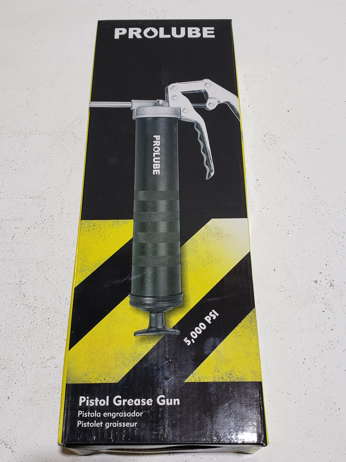 PRO-LUBE 5,000 psi 14 oz (Cartridge) Pistol Grease Gun - 48527253 - FreemanLiquidators