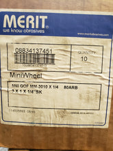 Load image into Gallery viewer, (10 PACK) Merit Mini Wheel - MW GOF MM-3010 X 1/4 80ARB - FreemanLiquidators

