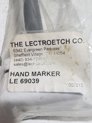 Lectroetch Carbon Marking Head - Hand Marker Design 007815 -LE69039 - FreemanLiquidators