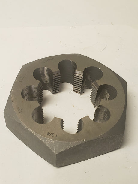 TTC 15-528-120 1-3/4"-12 SPECIAL THREAD THREAD TYPE CARBON STEEL HEXAGON DIE - FreemanLiquidators