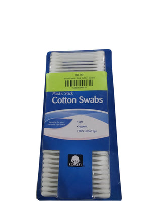 300ct Plastic Stick Cotton Swabs - FreemanLiquidators - [product_description]