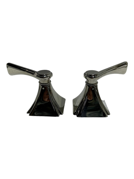 Newport Brass 2530/15 Kiara Double Handle Widespread Lavatory Faucet with Metal Lever Handles, Polished Nickel, New in Box - FreemanLiquidators - [product_description]