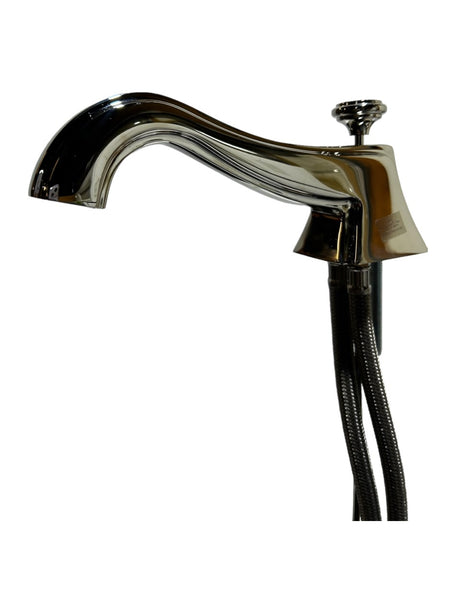 Newport Brass 2530/15 Kiara Double Handle Widespread Lavatory Faucet with Metal Lever Handles, Polished Nickel, New in Box - FreemanLiquidators - [product_description]