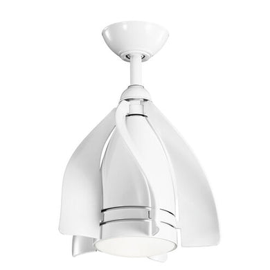 Kichler, 300230WH, Terna, 15 inch, White, Ceiling Fan - New in Box - FreemanLiquidators - [product_description]