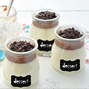 5-PACK Of Lamina's 50 Chalkboard Labels - Includes Erasable Chalk Marker - Chalk Labels for Containers  - Removable Blackboard Sticker Label - FreemanLiquidators