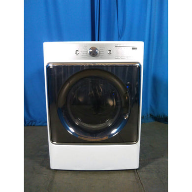 9.0 cu. ft. Front Control Gas Dryer w/ Accela Steam - White GD1962