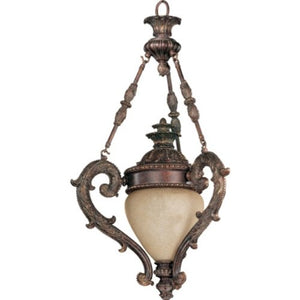 Quorum International 8920-22-76 Florentine Gilt Single Light Foyer Pendant from the Rosetta Collection