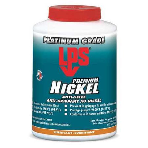 LPS 03908 Nickel Anti-Seize,Jar,8 oz. Net Weight - FreemanLiquidators