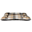 Top Paw Pillow Dog Bed Tan Check - Small 18" L x 22" W - FreemanLiquidators - [product_description]