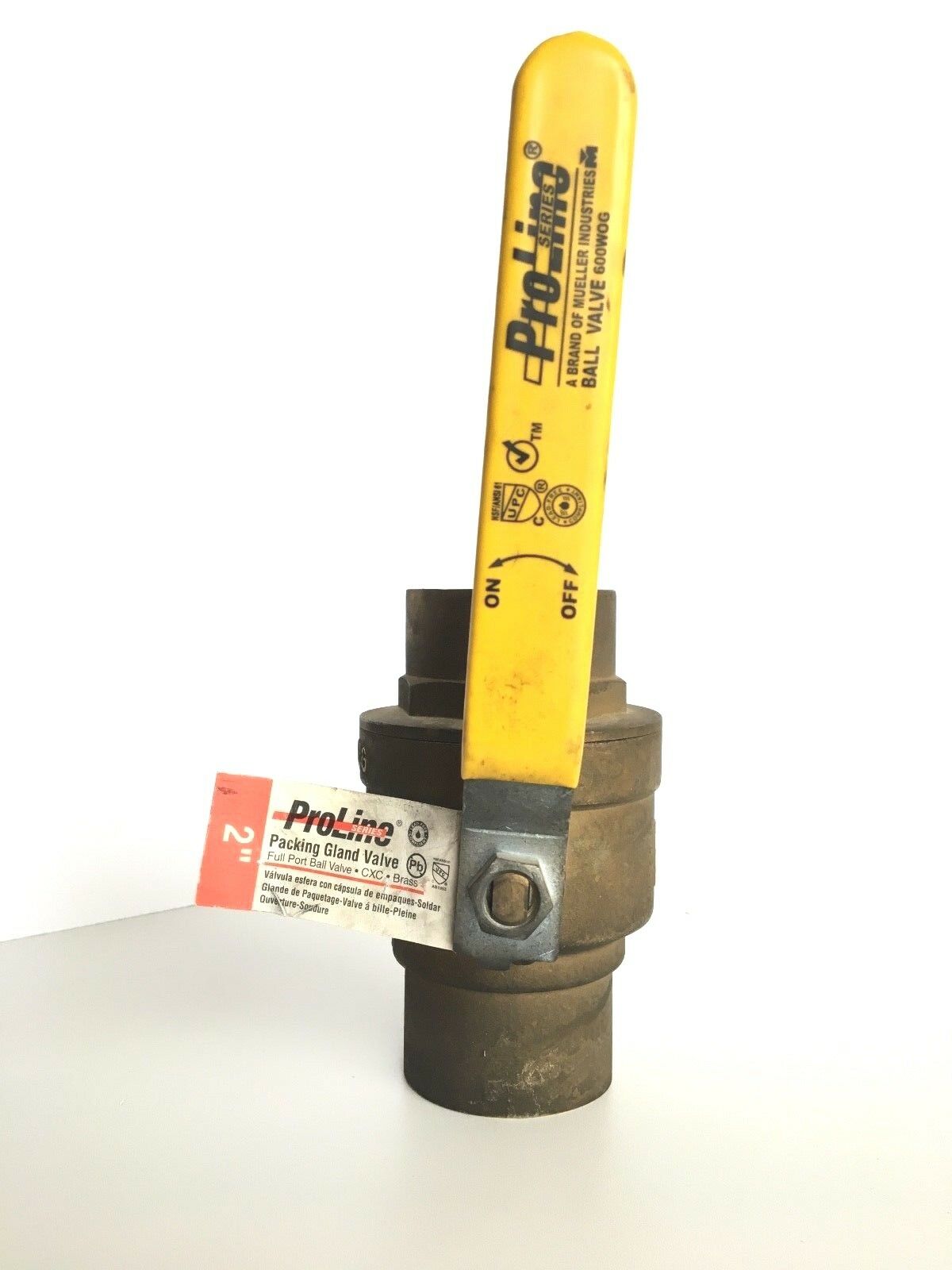 2" - Proline Packing Gland Valve 107-858NL Lead Free Ball Valve 600 Psi  600WOG - FreemanLiquidators