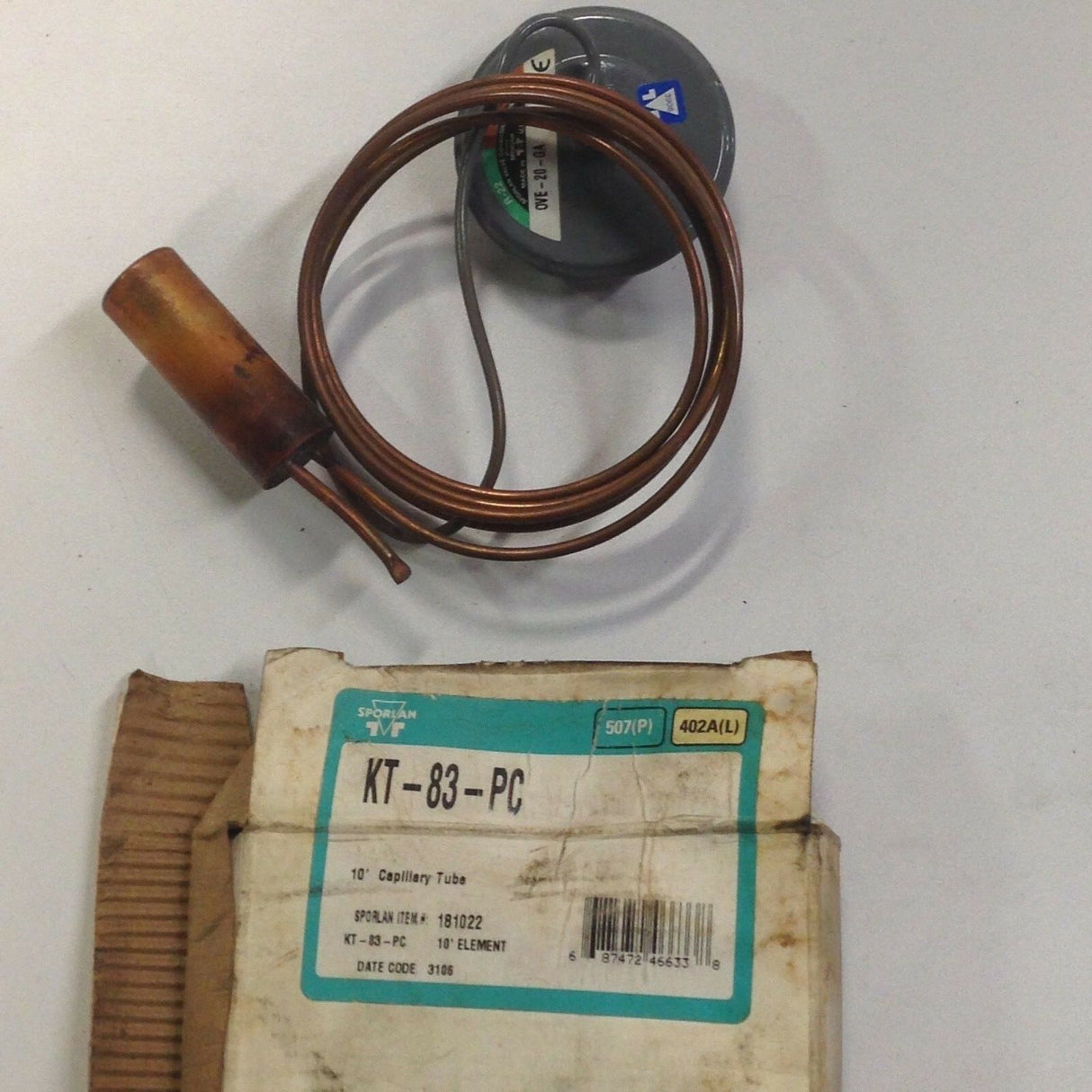 Sporlan KT83PCTX Valve Element - FreemanLiquidators