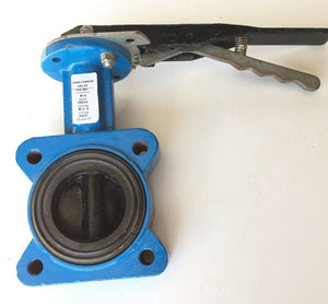 Challenger Butterfly Valve with Lever 2.5" 117729, 225PSI - FreemanLiquidators