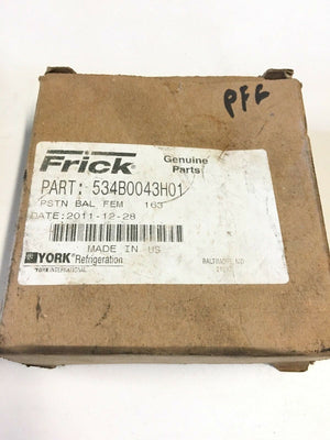 FRICK 534B0043H01 Female Balance Piston (NEW) - FreemanLiquidators