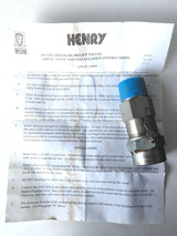 HENRY 5344-1-150 150PSI STAINLESS RELIEF VALVE - FreemanLiquidators