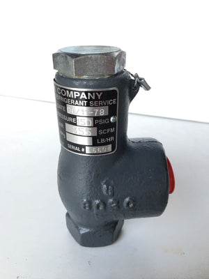 CYRUS SHANK COMPANY 803 RELIEF VALVE 1/2" INLET 150 PSIG  *NEW* - FreemanLiquidators